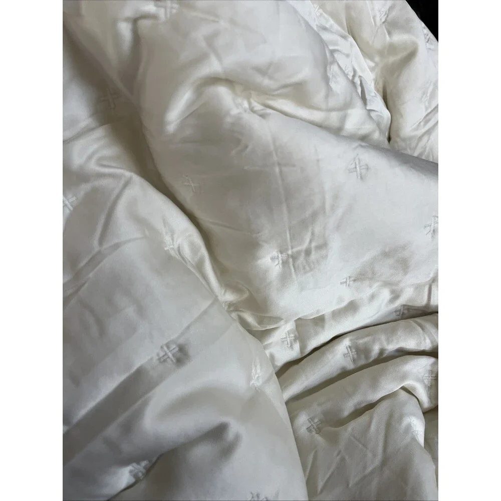 NWOT Quince Organic Bamboo Dream Quilt Set Full Queen IVORY NWOT